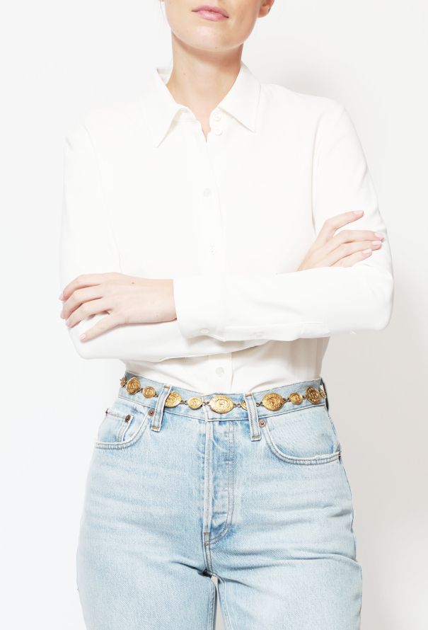 Chanel '80s 'CC' Medallion Belt - 1