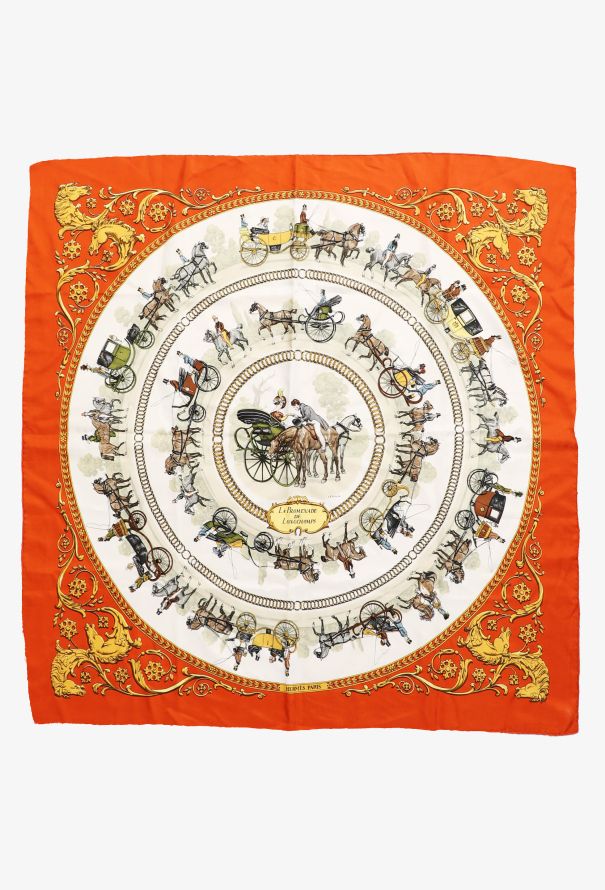 Hermès La Promenade De Longchamps' 90cm Silk Carré - 1