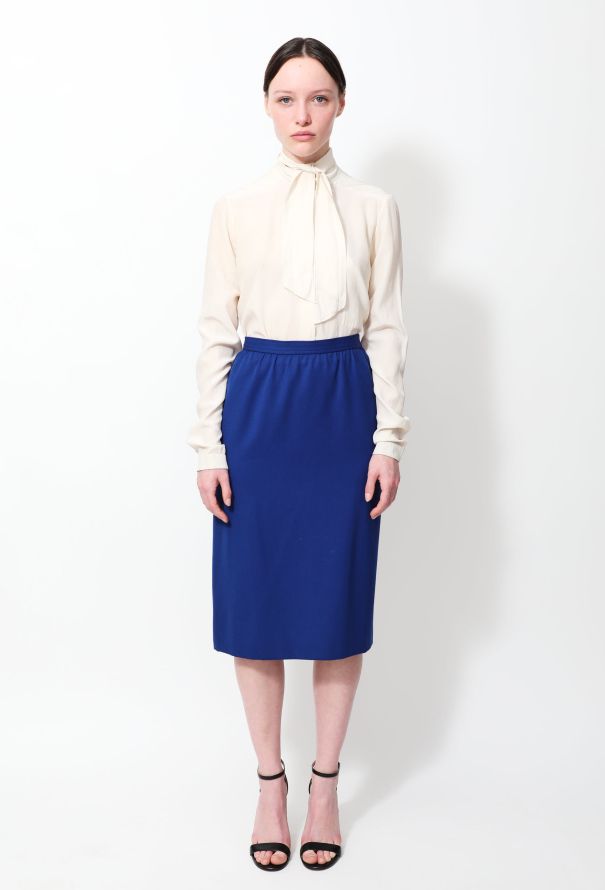 Saint Laurent Vintage Classic A-line Skirt - 1