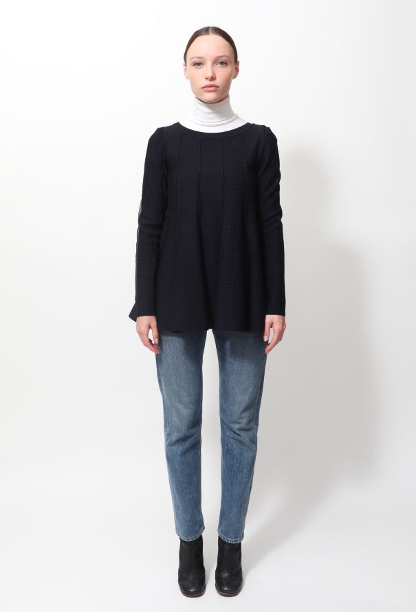 Alaïa Textured Knit Top - 1