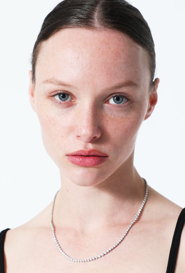 Vintage Fine Jewelry 18k White Gold & Diamond Necklace - 2 Vintage Fine Jewelry 18k White Gold & Diamond Necklace - 2