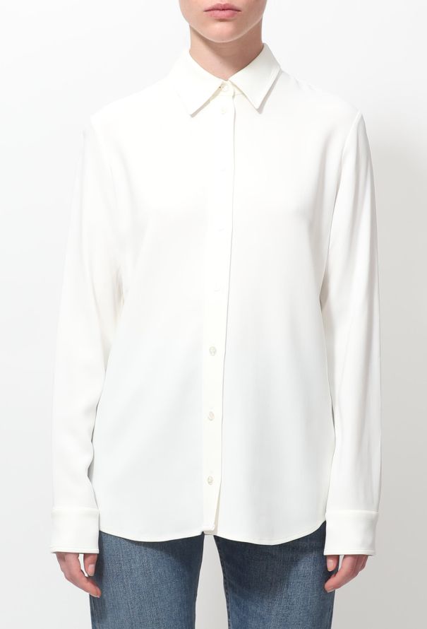The Row Nopa Crêpe Shirt - 1