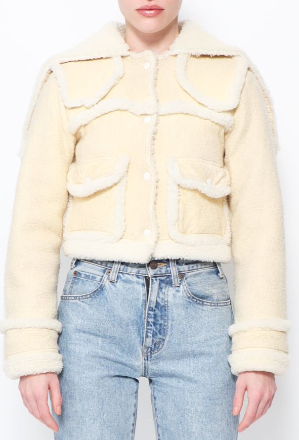 Balenciaga 2003 Shearling Cargo Jacket - 3 Balenciaga 2003 Shearling Cargo Jacket - 3