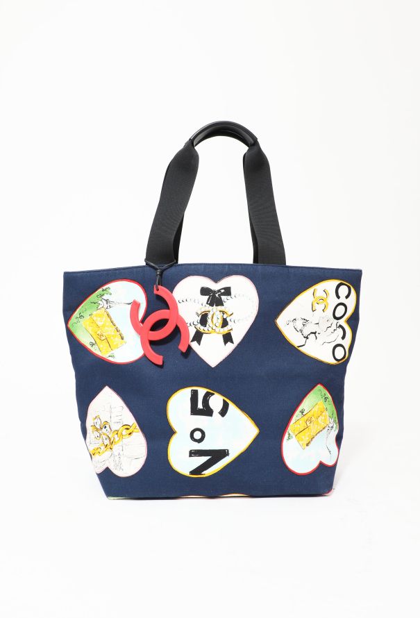 Chanel Coco Hearts Tote Bag - 1