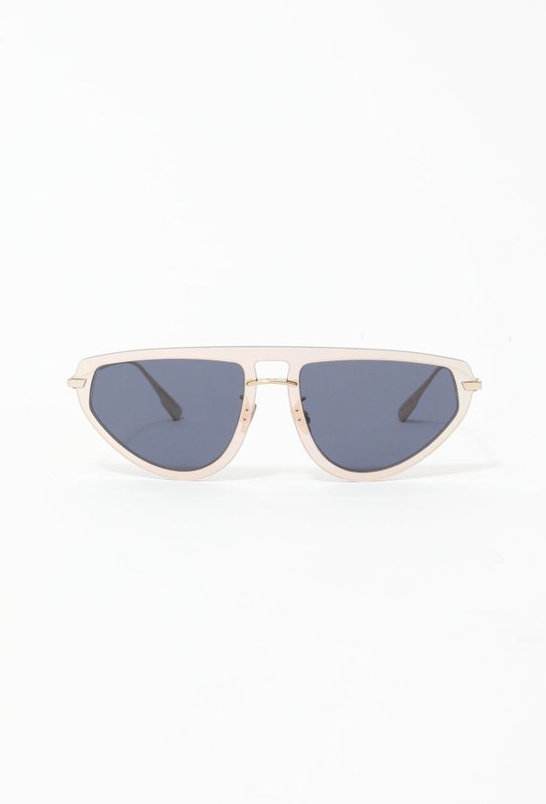 Christian Dior Contrast Metallic Rim Sunglasses - 1