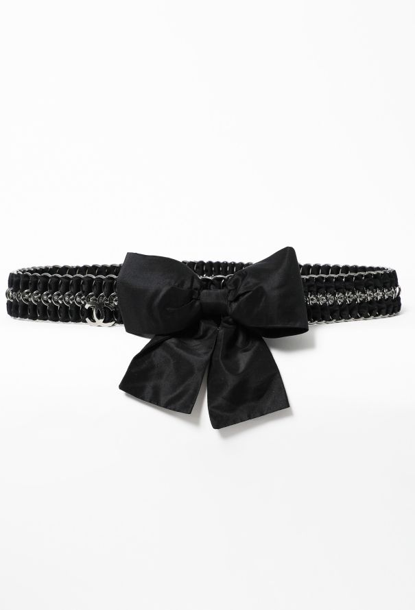 Chanel F/W 2006 Bowtie Chainlink Belt - 1