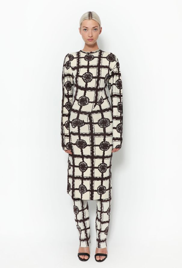 Céline COLLECTOR F/W 2017 Jacquard Tunic Ensemble - 1