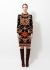 Exquisite Vintage Leonard '60s Graphic Velvet Shirt Dress - 1