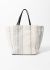 Céline Striped Canvas Phantom Tote - 1