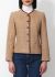 Leather Trim Jacket - 1