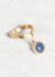 Vintage Fine Jewelry Costanza 18k Gold & Non-Heated 3 Carat Sapphire Ring - 1