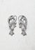 Mellerio Platinum & Diamond Floral Earcuffs - 1