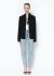 Saint Laurent Tom Ford Frayed Trim Silk Jacket - 1
