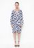 Saint Laurent 1992 Linen Heart Wrap Dress - 1