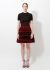 Alaïa Graphic Flared Corset Skirt - 1