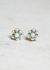Vintage Fine Jewelry 18k Gold, Pearl and Turquoise Clip Earrings - 1