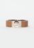 Hermès Clic Clac 'H' Bracelet Light Brown - 1
