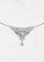 Vintage Fine Jewelry Platinum, 18k White Gold, Diamond and Emerald Necklace - 1