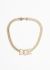 Balenciaga Vintage Pearl Bow Chainlink Choker - 1