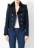 Balenciaga 2007 Shearling Military Felt Jacket - 1