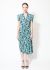 Diane Von Furstenberg Graphic Silk Wrap Dress - 1