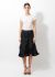 Saint Laurent 2000s Ruched Flared Skirt - 1