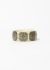 Exquisite Vintage Metallic Embellished Resin Cuff - 1