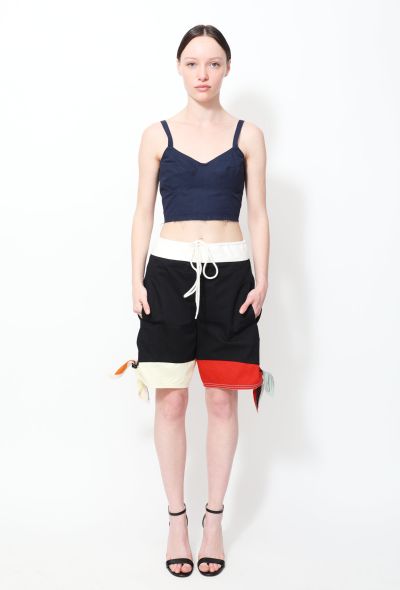 Chloé S/S 2017 Colorblock Tie Shorts - 1 Chloé S/S 2017 Colorblock Tie Shorts - 1